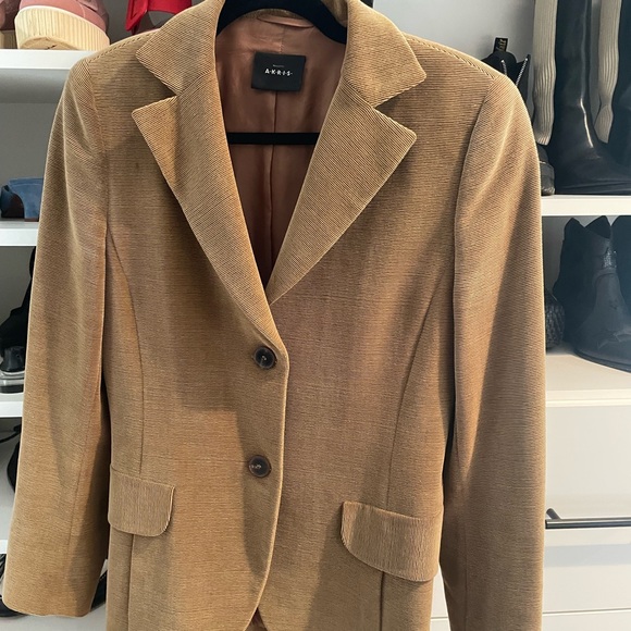 AKRIS CORDUROY STYLE BLAZER SIZE 8 - Picture 1 of 5